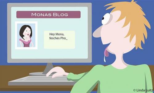 #04 Jeden Bolgeintrag deines Flirts kommentieren.