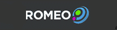 Das Logo von Romeo.com